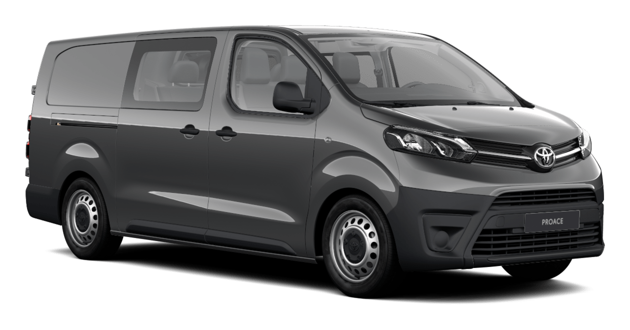 Proace Crew Flex Ilgas su dviejų eilių kabina, 5 durelės